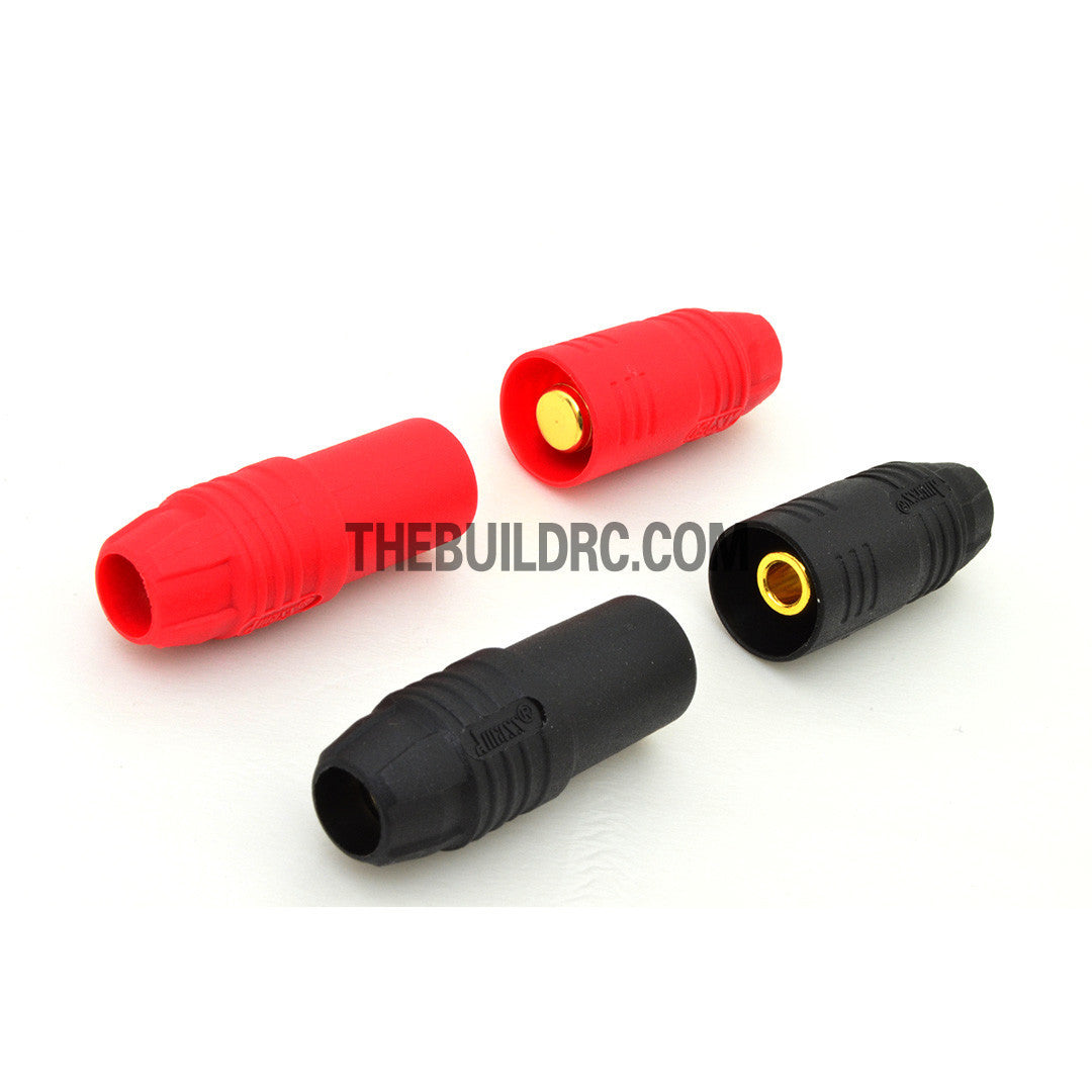 Amass AS150 7mm Gold-plating Anti Spark Connector/ Anti Arcing for HV High Power Battery (Red & Black)