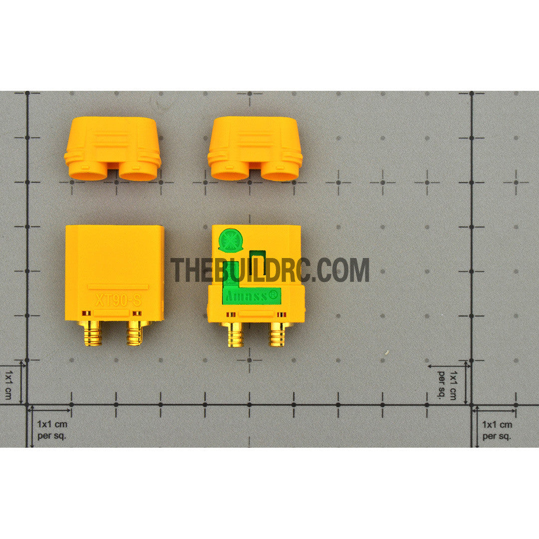 Amass XT90S Anti-Spark Male / Female LiPo LiFe NiMh Battery Connectors Geniune