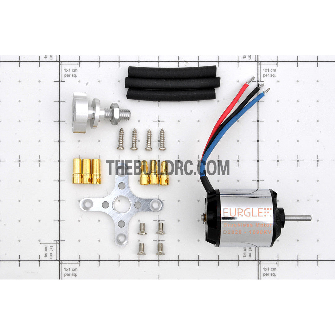 Eurgle RC Plane 1090kv (rpm/v) D2820 Brushless Outrunner Back Mounting Motor