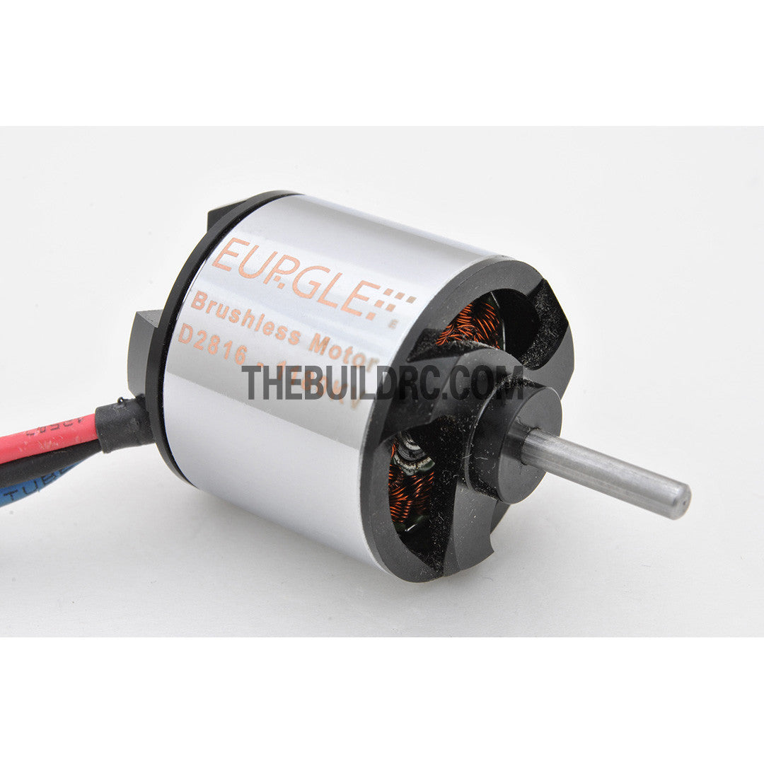 Eurgle RC Plane 1180kv (rpm/v) D2816 Brushless Outrunner Back Mounting Motor
