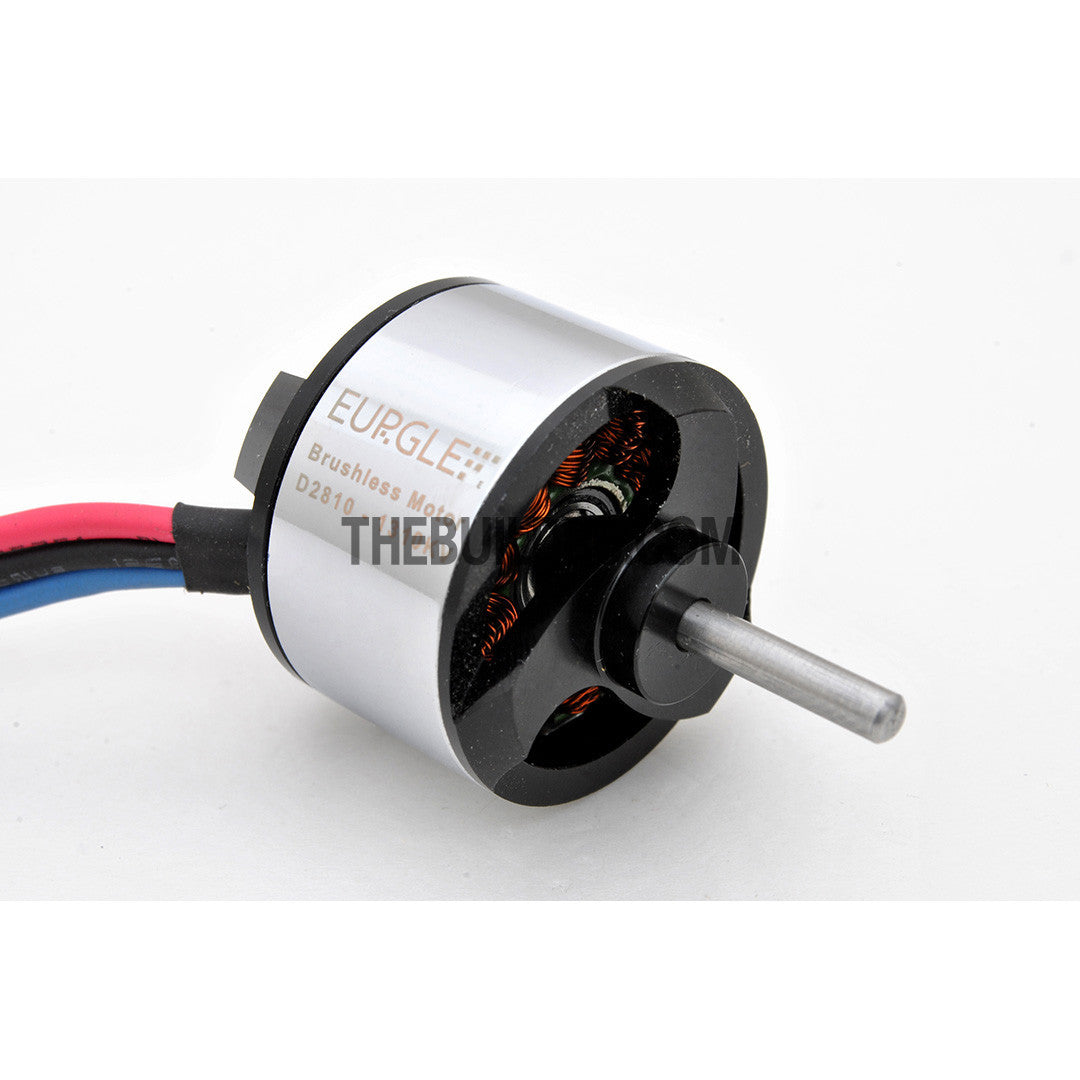 Eurgle RC Plane 1310kv (rpm/v) D2810 Brushless Outrunner Back Mounting Motor