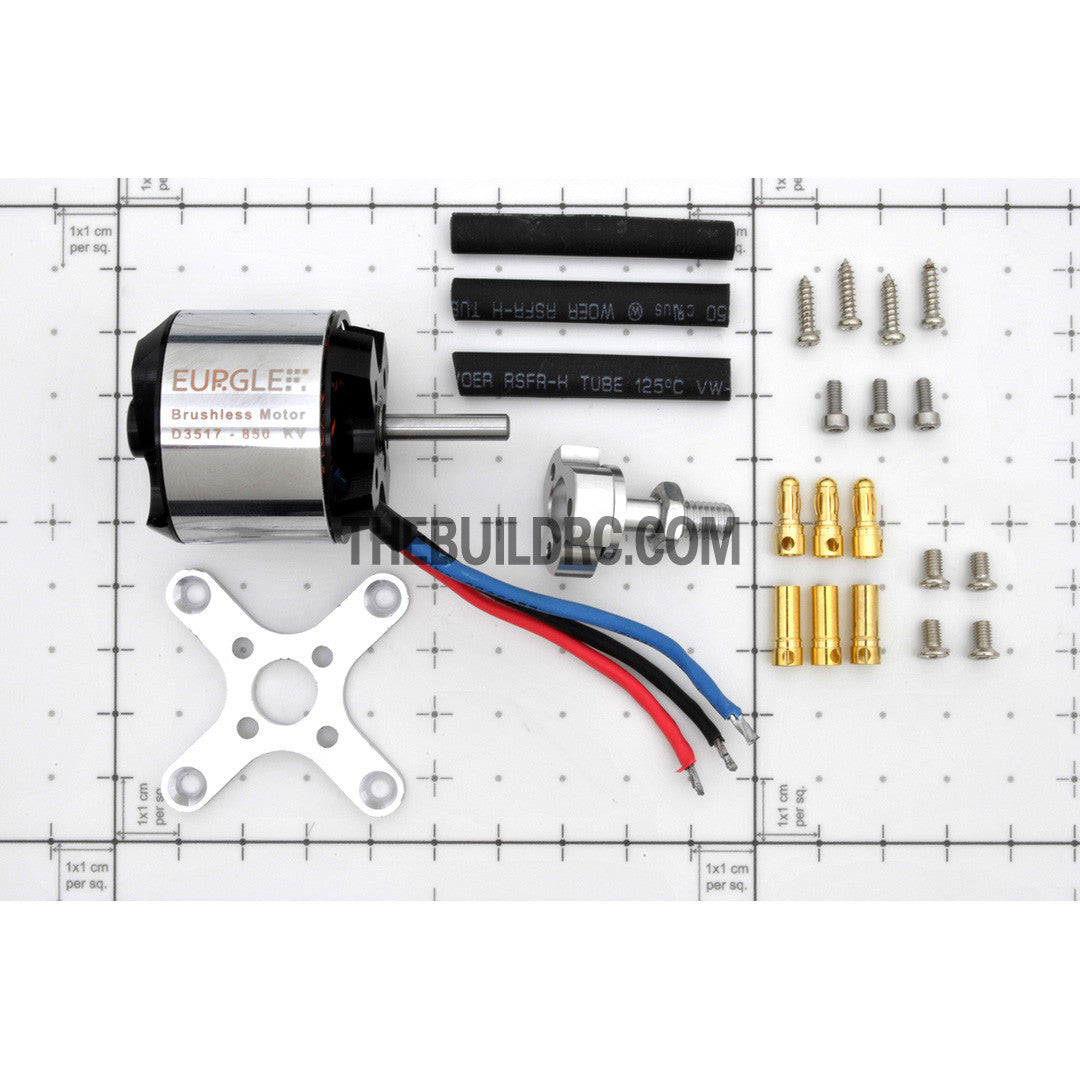Eurgle RC Plane 850kv (rpm/v) D3517 BL Brushless Outrunner Motor