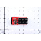 Digital Battery Indicator for 1 - 6s Lipo Lithium Polymer Battery