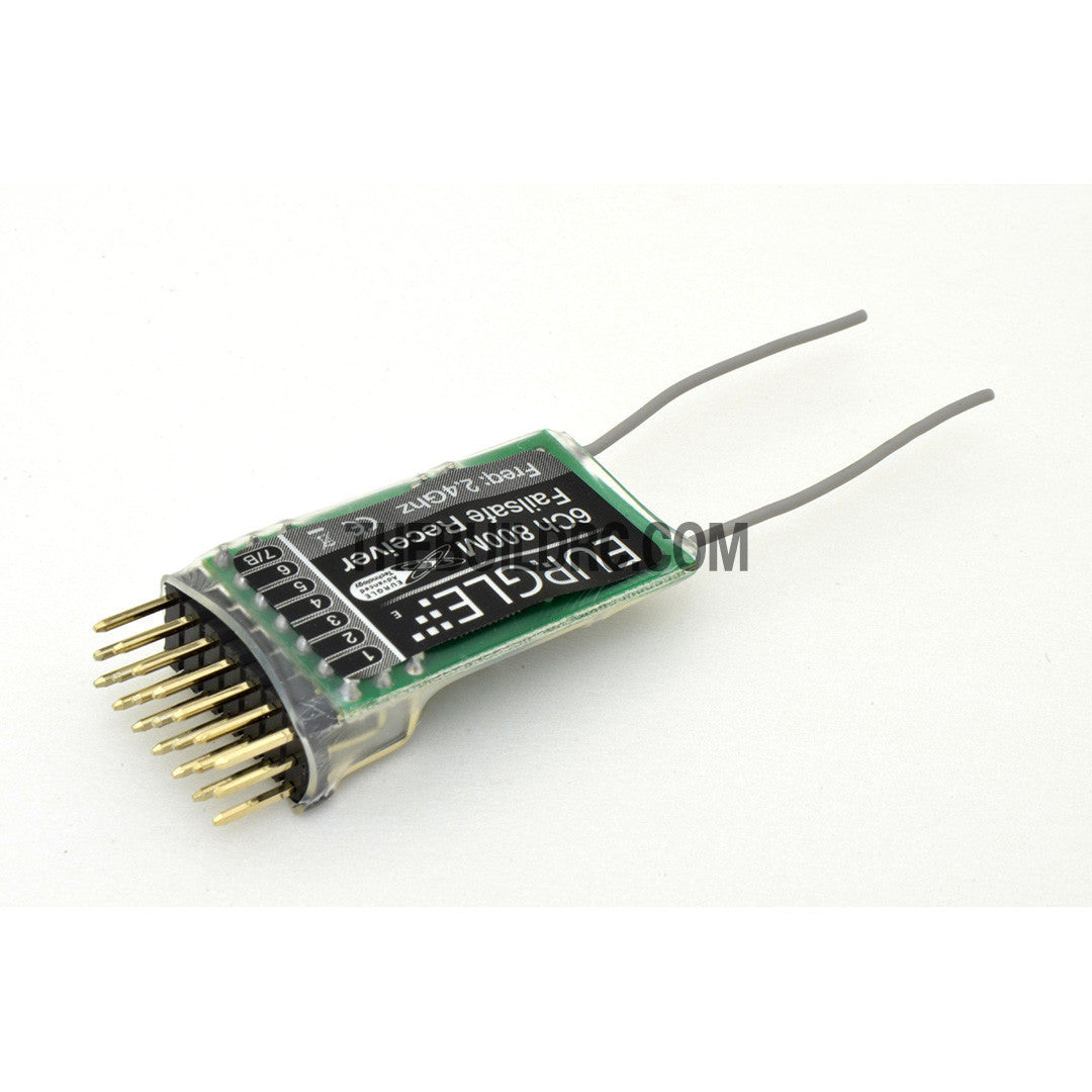 Eurgle 6Ch 800M RC Failsafe Receiver Rx for DM9 JR Spektrum