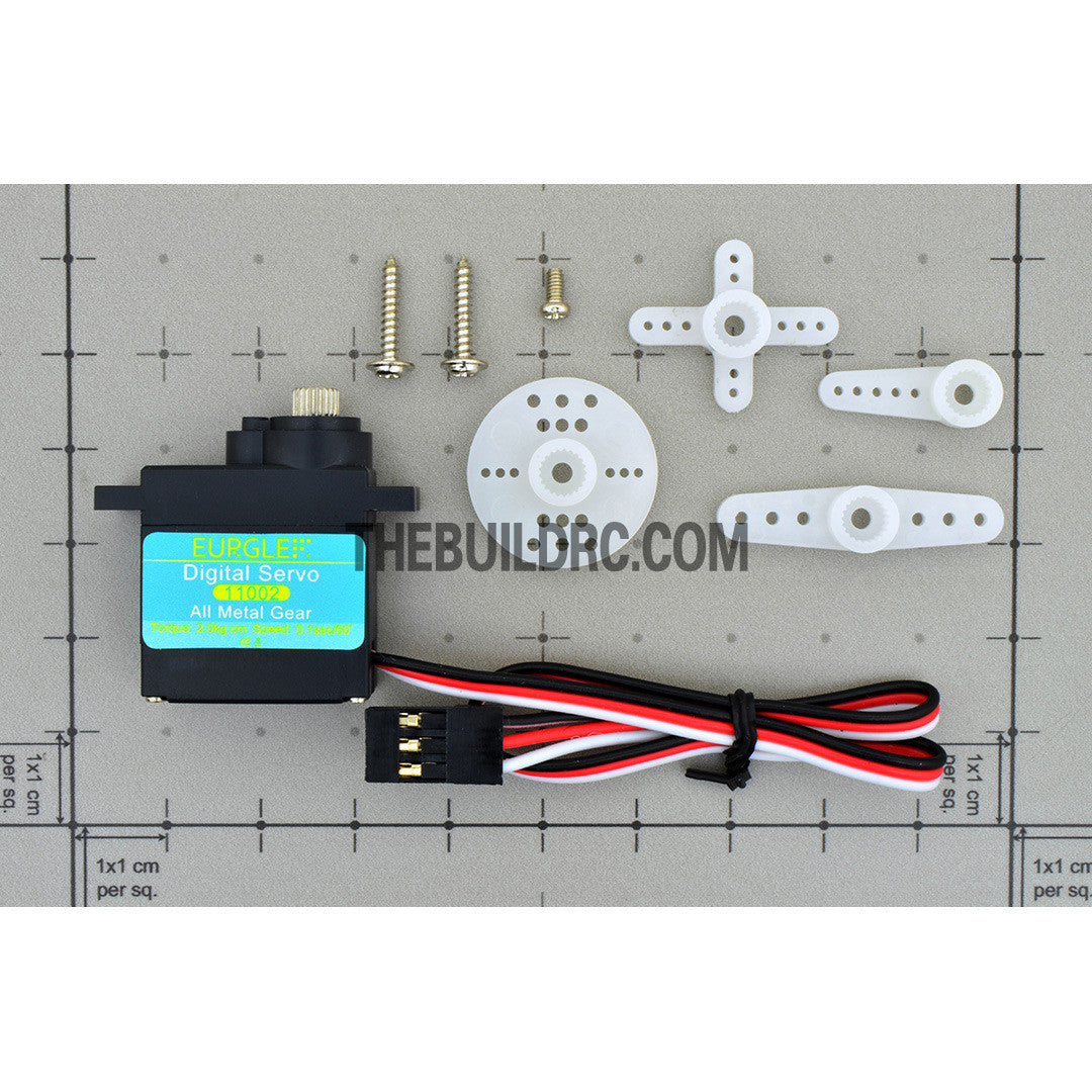 Eurgle 16g???2.0kg.cm 0.1sec/60?? All Metal Gear Digital Servo