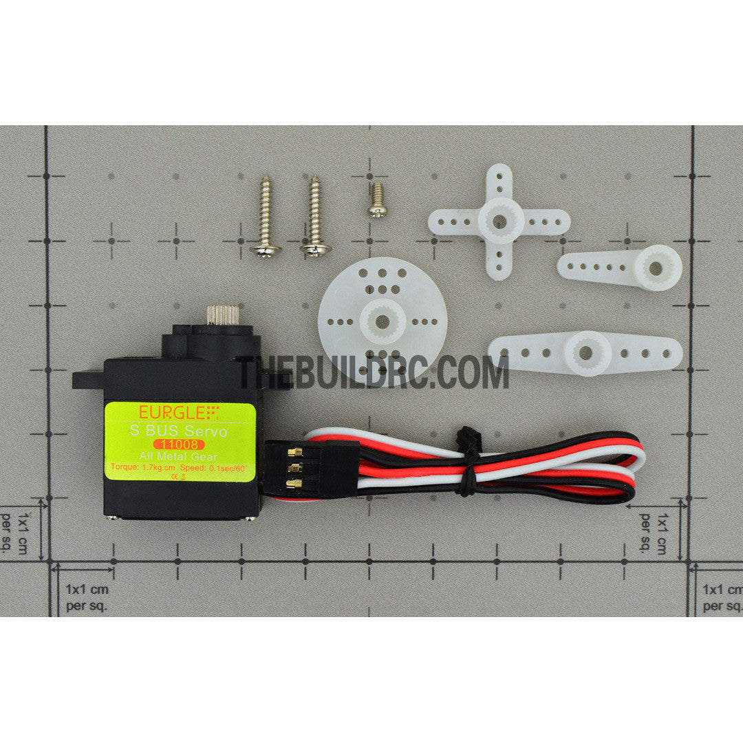Eurgle 16g???1.7kg.cm 0.10sec/60?? All Metal Gear S.BUS Programmable Servo (Futaba Compatible)
