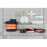 Eurgle 16g???1.7kg.cm 6sec/60?? All Metal Gear High Voltage Digital Servo