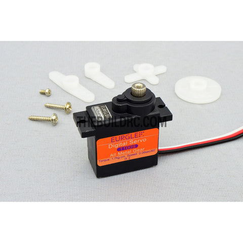 Eurgle 16g???1.7kg.cm 6sec/60?? All Metal Gear High Voltage Digital Servo