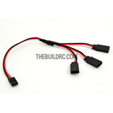 3.6A 235mm 3 in 1 Cable / Hub for S.BUS Servo (Futaba Compatible)