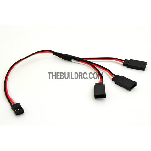 3.6A 235mm 3 in 1 Cable / Hub for S.BUS Servo (Futaba Compatible)