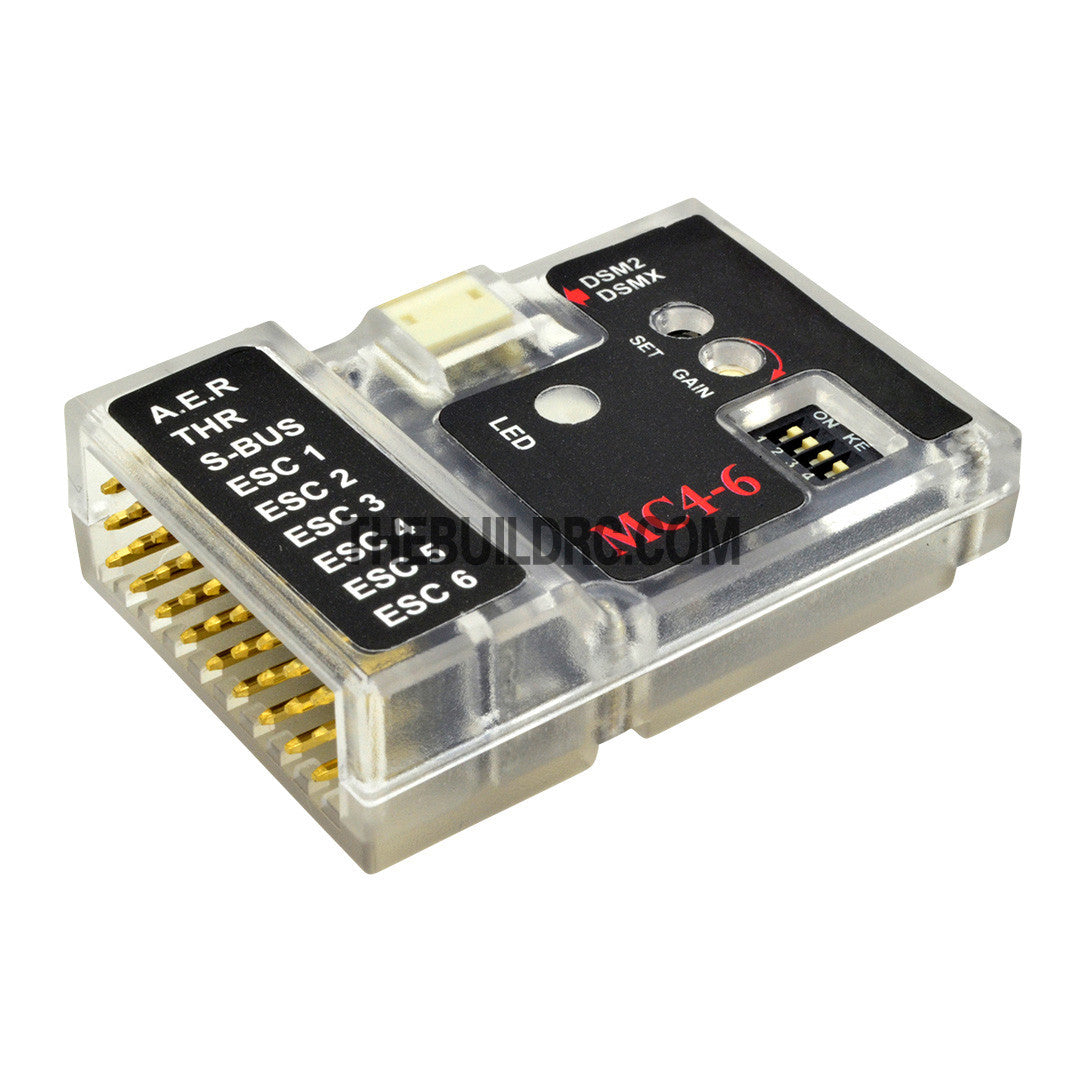MC4-6 RC Multi-Copter Quad 4/6 Axis Flight Controller for DSM2/DSMX Satellite
