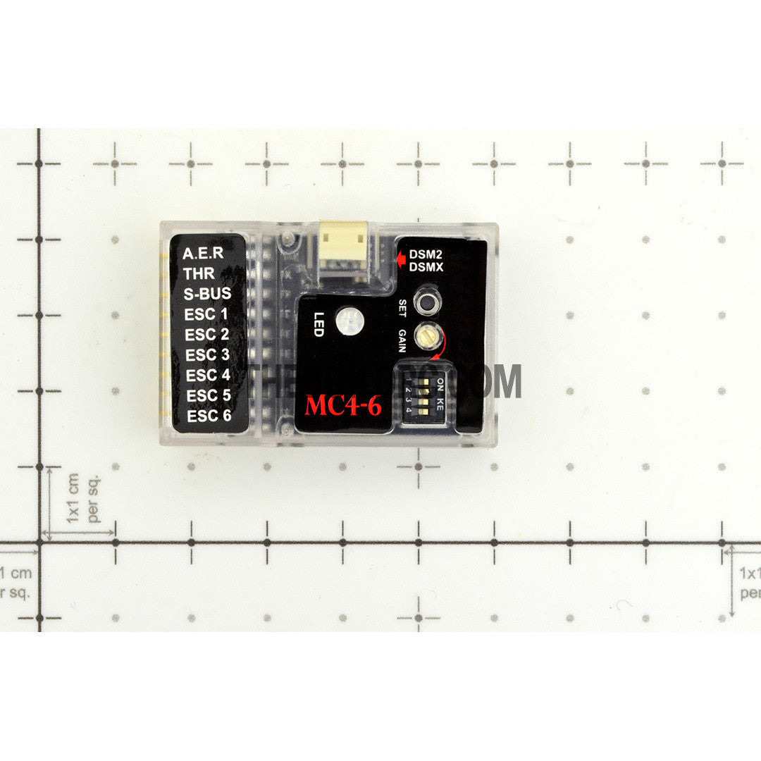MC4-6 RC Multi-Copter Quad 4/6 Axis Flight Controller for DSM2/DSMX Satellite