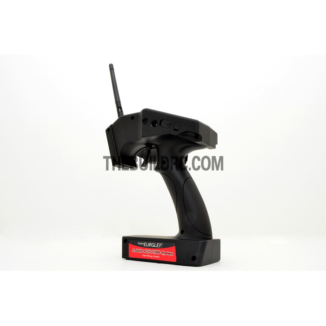 Eurgle 2.4Ghz 4Ch Digital FHSS Flexi-Mixing System LCD Pistol Grip Radio Gear Set