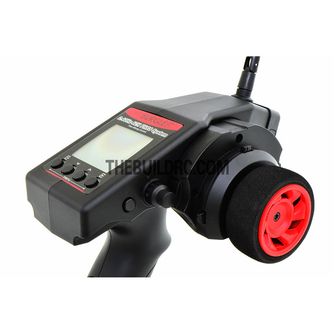Eurgle 2.4Ghz 4Ch Digital FHSS Flexi-Mixing System LCD Pistol Grip Radio Gear Set