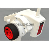 Eurgle 2.4Ghz 4Ch Digital FHSS Flexi-Mixing System LCD Pistol Grip Radio Gear with Built-in Gyro - White