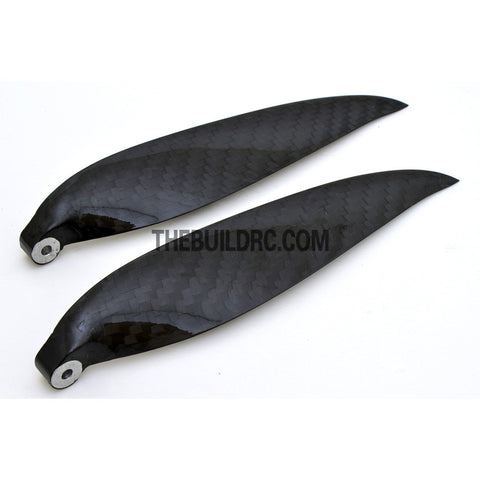 12 X 6.5" Carbon Fiber RC EP Plane Folding Propeller