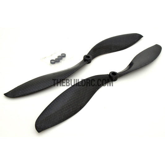 10 x 4.7" 1047 Carbon Fiber Propeller for RC R/c Multi Rotor Quadcopter (2pcs)