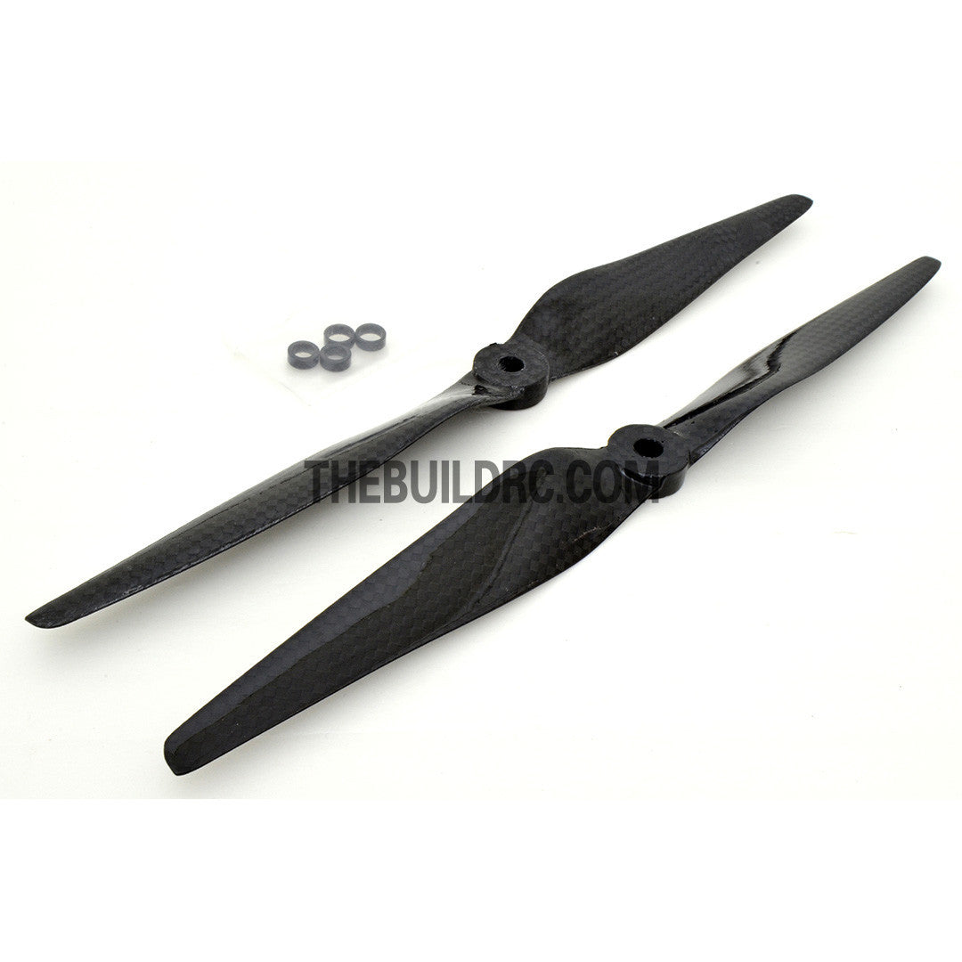 10 x 5" 1050 Carbon Fiber Propeller for RC R/c Multi Rotor Quadcopter (2pcs)