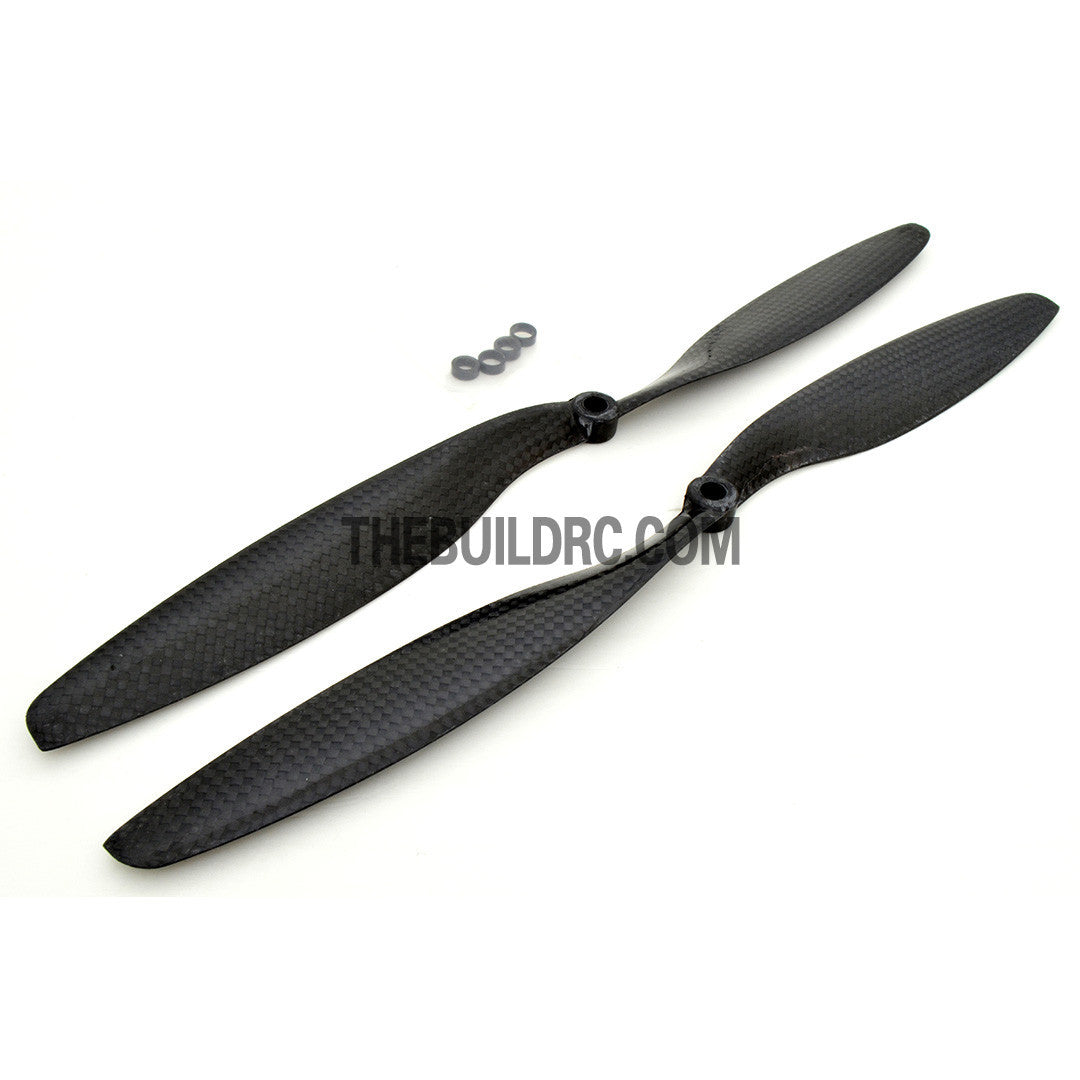 12 x 4.5" 1245 Carbon Fiber Propeller for RC R/c Multi Rotor Quadcopter (2pcs)