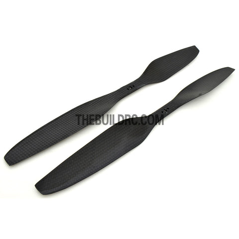 15 x 5.5" 1555 Carbon Fiber Flat Head Propeller for RC DJI Multi Rotor Quadcopter (2pcs)