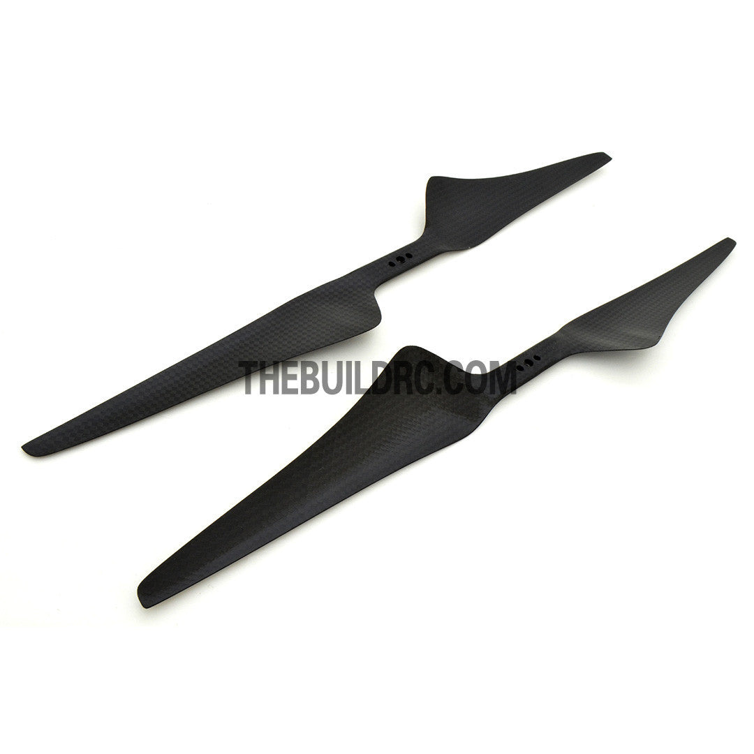 15 x 5.5" 1555 Carbon Fiber Dragon Fly Sharp Head Propeller for RC Multi Rotor Quadcopter (2pcs)