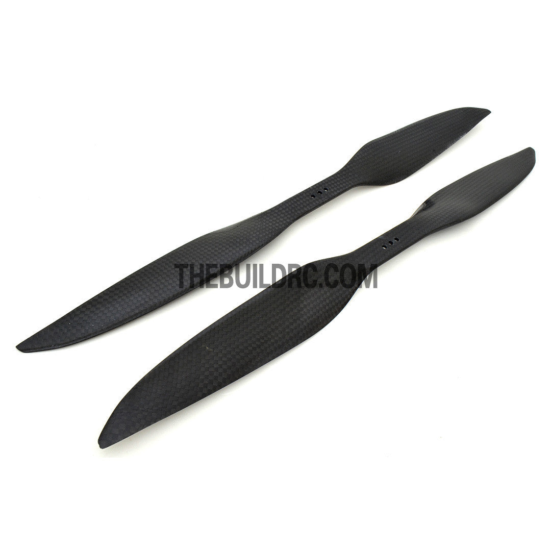 16 x 5.5" 1655 Carbon Fiber Dragon Fly Sharp Head Propeller for RC Multi Rotor Quadcopter (2pcs)