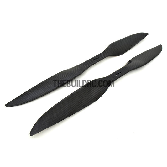 16 x 5.5" 1655 Carbon Fiber Dragon Fly Sharp Head Propeller for RC Multi Rotor Quadcopter (2pcs)