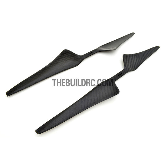 17 x 5.5" 1755 Carbon Fiber Dragon Fly Sharp Head Propeller for RC Multi Rotor Quadcopter (2pcs)