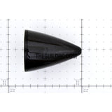 2" / 50.8mm Bullet Shape Carbon Fiber Spinner with Backplate (Sharp)
