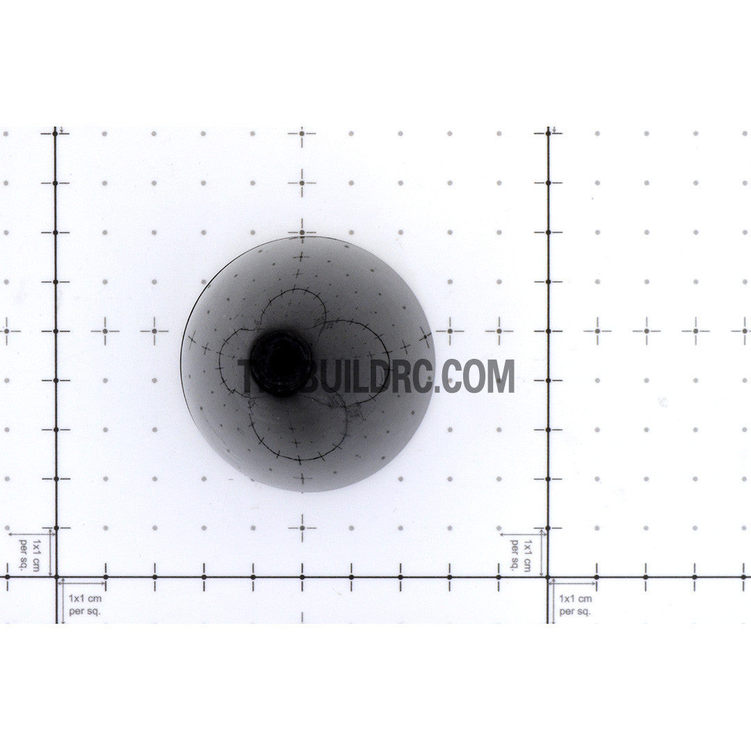 2" / 50.8mm Bullet Shape Carbon Fiber Spinner with Backplate (Sharp)