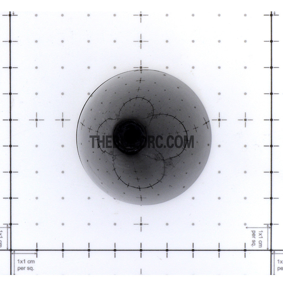 2" / 50.8mm Bullet Shape Carbon Fiber Spinner with Backplate (Sharp)