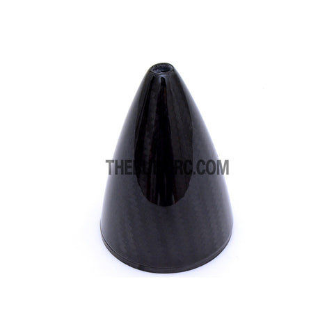 2.25" / 57.15mm Bullet Shape Carbon Fiber Spinner with Backplate (Sharp)
