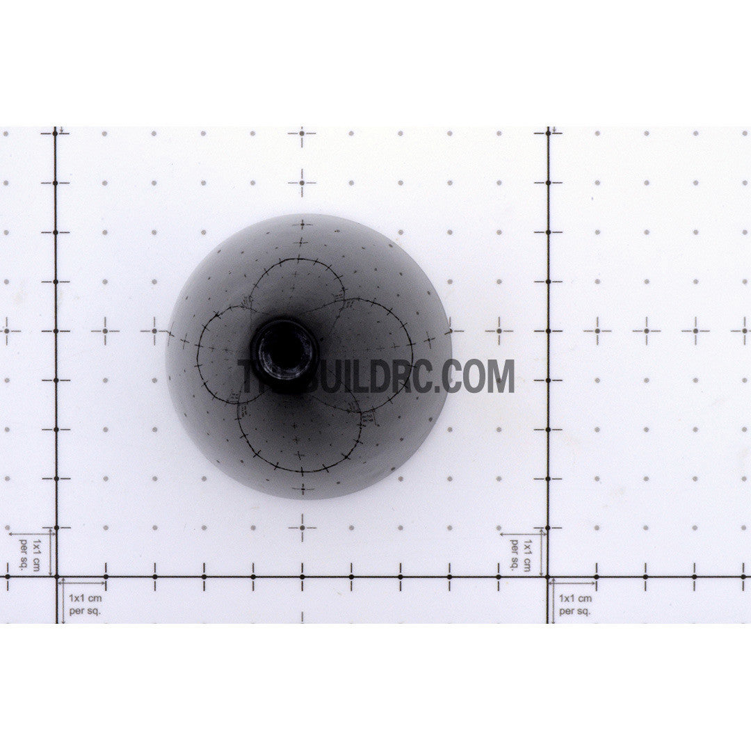 2.25" / 57.15mm Bullet Shape Carbon Fiber Spinner with Backplate (Sharp)