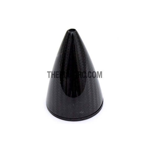 2.5" / 63.5mm Bullet Shape Carbon Fiber Spinner with Backplate (Sharp)