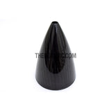 3.5" / 88.9mm Bullet Shape Carbon Fiber Spinner with Backplate (Sharp)