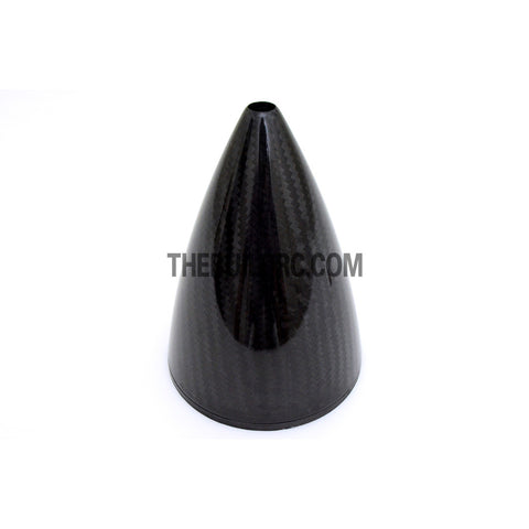 3.5" / 88.9mm Bullet Shape Carbon Fiber Spinner with Backplate (Sharp)