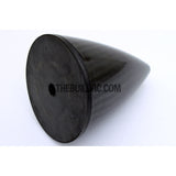 3.5" / 88.9mm Bullet Shape Carbon Fiber Spinner with Backplate (Sharp)