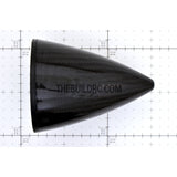 3.5" / 88.9mm Bullet Shape Carbon Fiber Spinner with Backplate (Sharp)