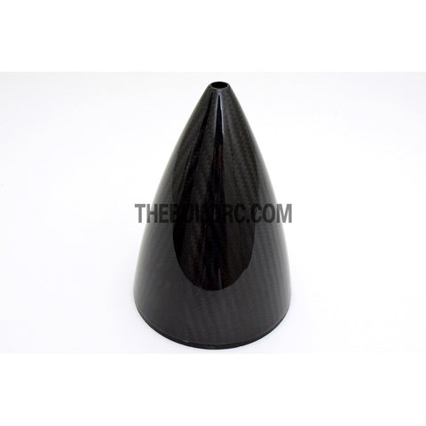 4.5" / 114.3mm Bullet Shape Carbon Fiber Spinner with Backplate (Sharp)