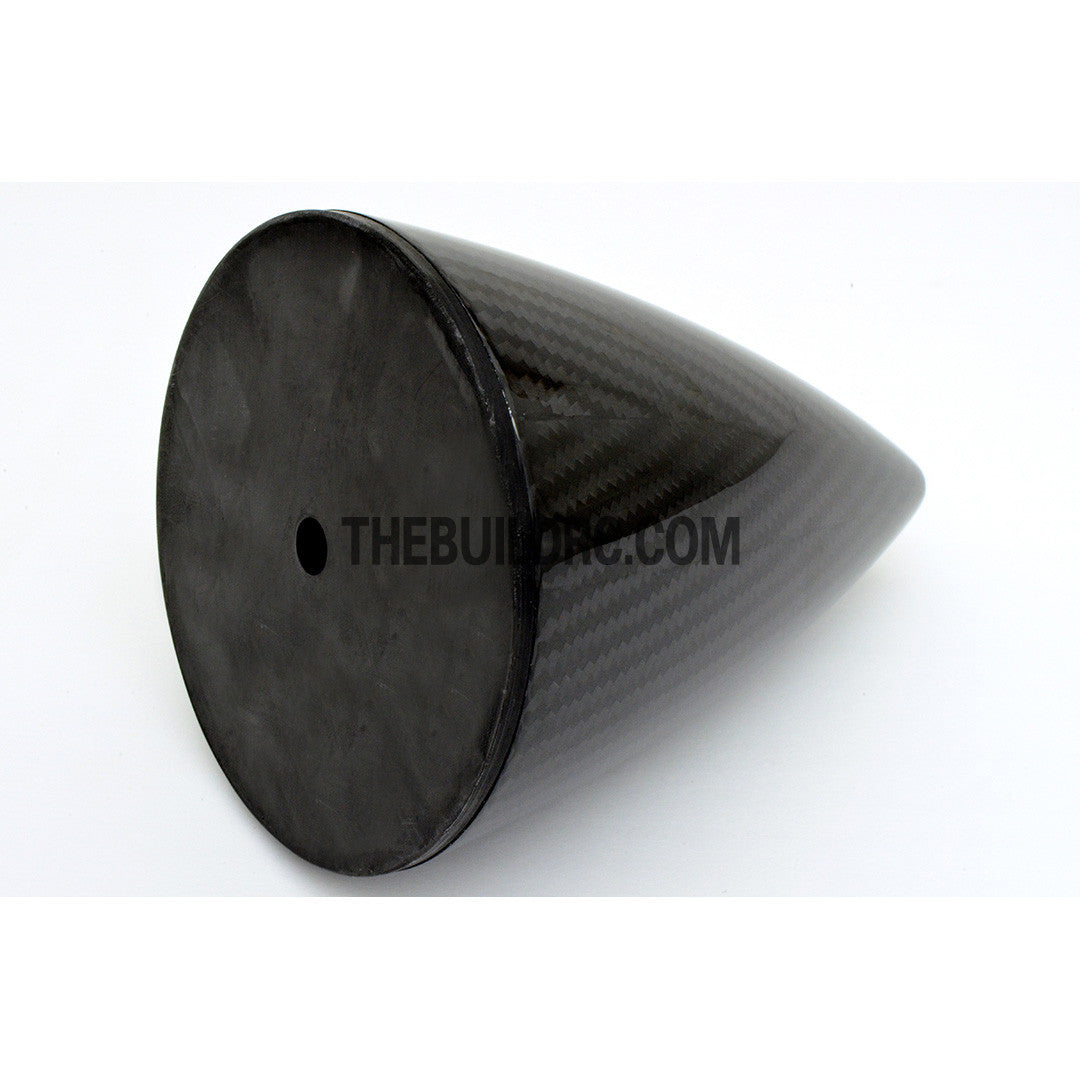 4.5" / 114.3mm Bullet Shape Carbon Fiber Spinner with Backplate (Sharp)