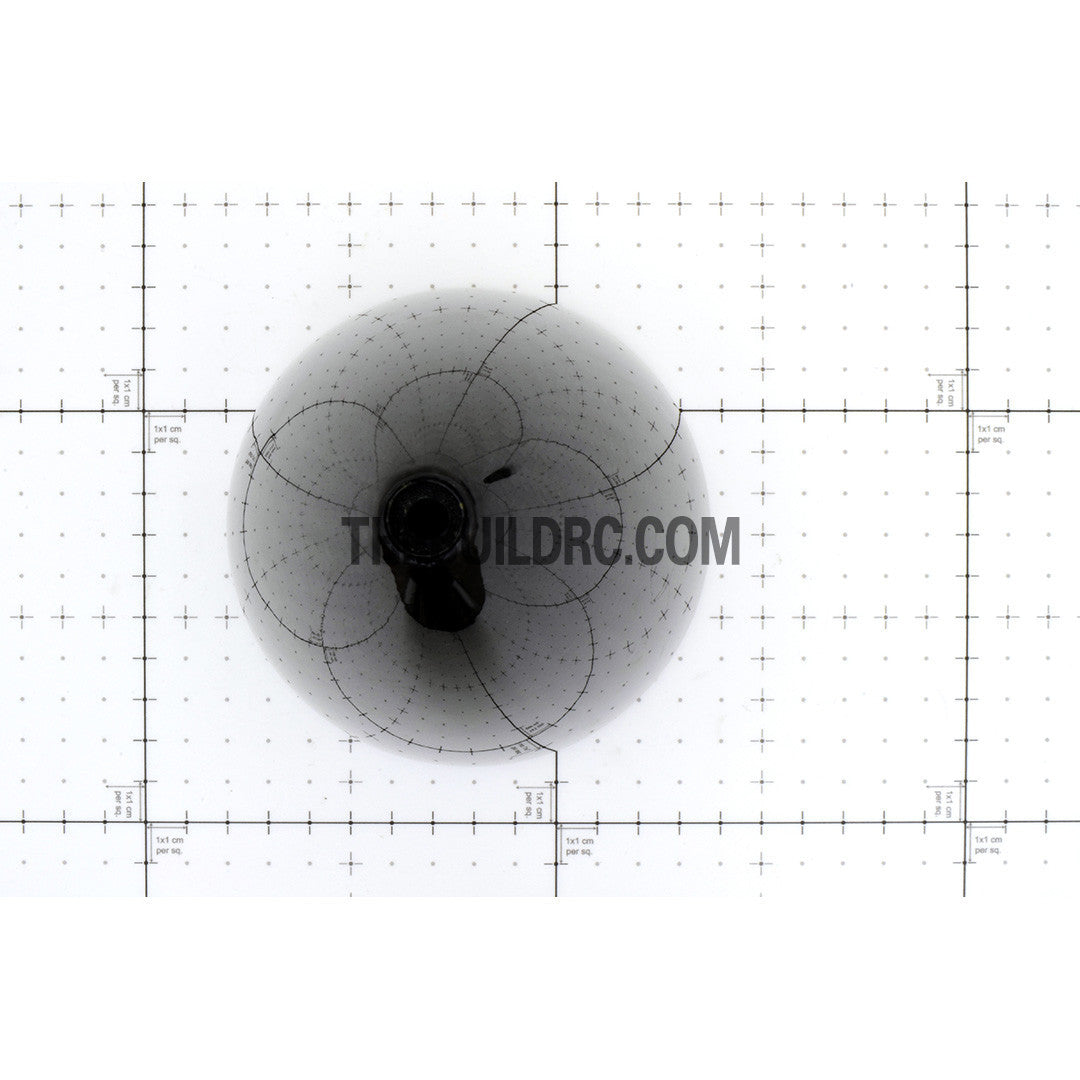 4.5" / 114.3mm Bullet Shape Carbon Fiber Spinner with Backplate (Sharp)