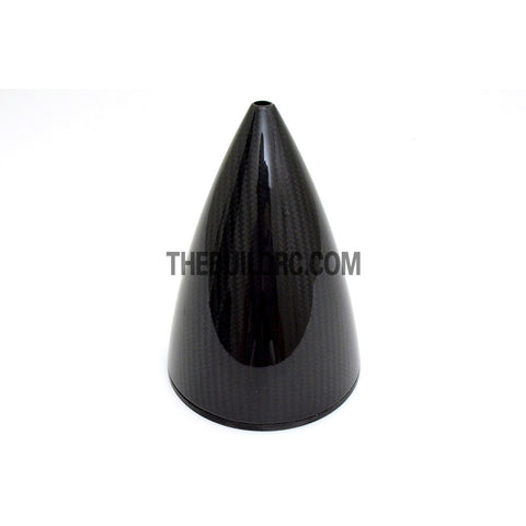 5" / 127mm Bullet Shape Carbon Fiber Spinner with Backplate (Sharp)