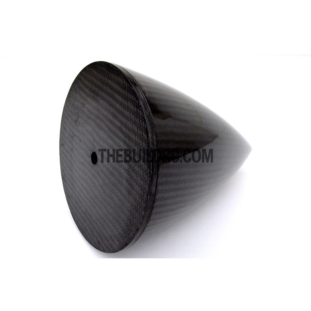 6" / 152.4mm Bullet Shape Carbon Fiber Spinner with Backplate (Sharp)