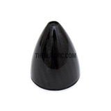1.75" / 44.45mm Bullet Shape Carbon Fiber Spinner with Backplate (Round)