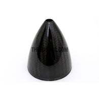 2.25" / 57.15mm Bullet Shape Carbon Fiber Spinner with Backplate (Round)