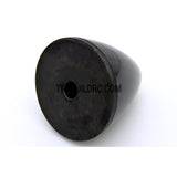 2.25" / 57.15mm Bullet Shape Carbon Fiber Spinner with Backplate (Round)