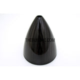 3.25" / 82.55mm Bullet Shape Carbon Fiber Spinner with Backplate (Round)