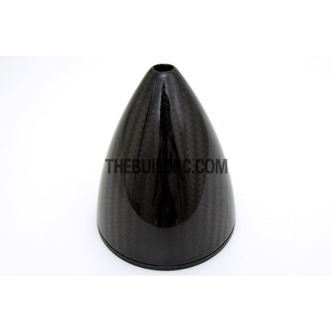 3.25" / 82.55mm Bullet Shape Carbon Fiber Spinner with Backplate (Round)