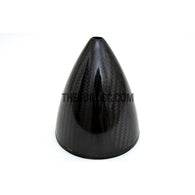 3.5" / 88.9mm Bullet Shape Carbon Fiber Spinner with Backplate (Round)