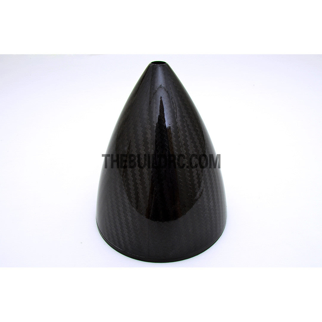 4.25" / 107.95mm Bullet Shape Carbon Fiber Spinner with Backplate (Round)